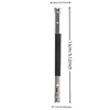 Metal double-ended pencil extender Stainless steel pencil case double-ended brush extender 2