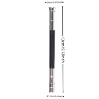Metal double-ended pencil extender Stainless steel pencil case double-ended brush extender 2