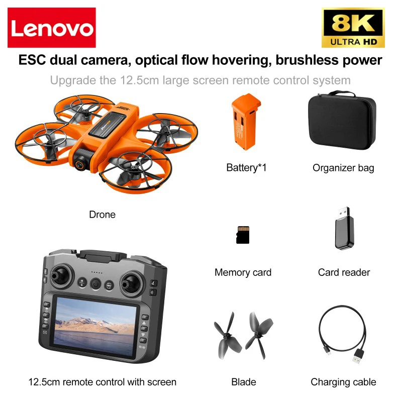 ตัวเลือกสินค้า โดรนถ่ายภาพ 8K 360° กล้องคู่ GPS หลบสิ่งกีดขวาง
