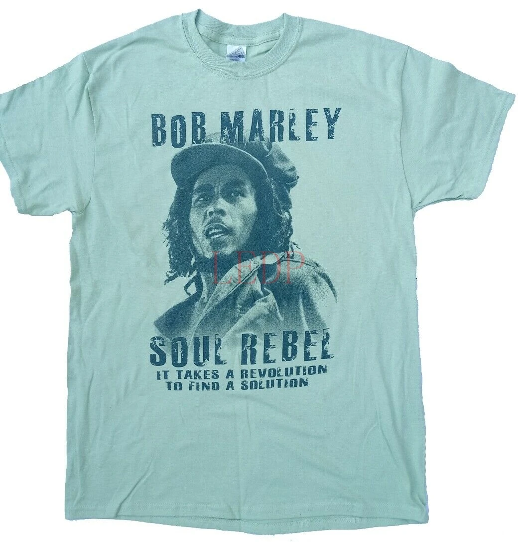 T-Shirt Bob Marley. Soul Rebel Su Gold Tee