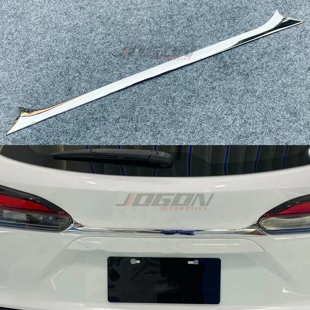 

1 шт. Щепка Задняя Крышка багажника хвост украшения для калитки полосы Накладка для Защитные чехлы для сидений, сшитые специально для Toyota Corolla крест XG10 2020 2021 стайлинга автомобилей