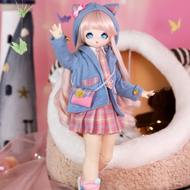 Yan DBS Doll 1/4 BJD Dream Fairy Match Girl Resin Anime Figure Carton Lala Ruru Egg ACGN SD Collection Toy 2