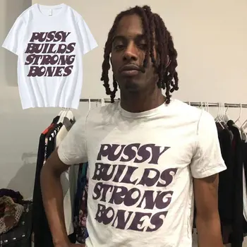 Pussy Builds Strong Bones Rapper Playboi Carti T Shirt 1