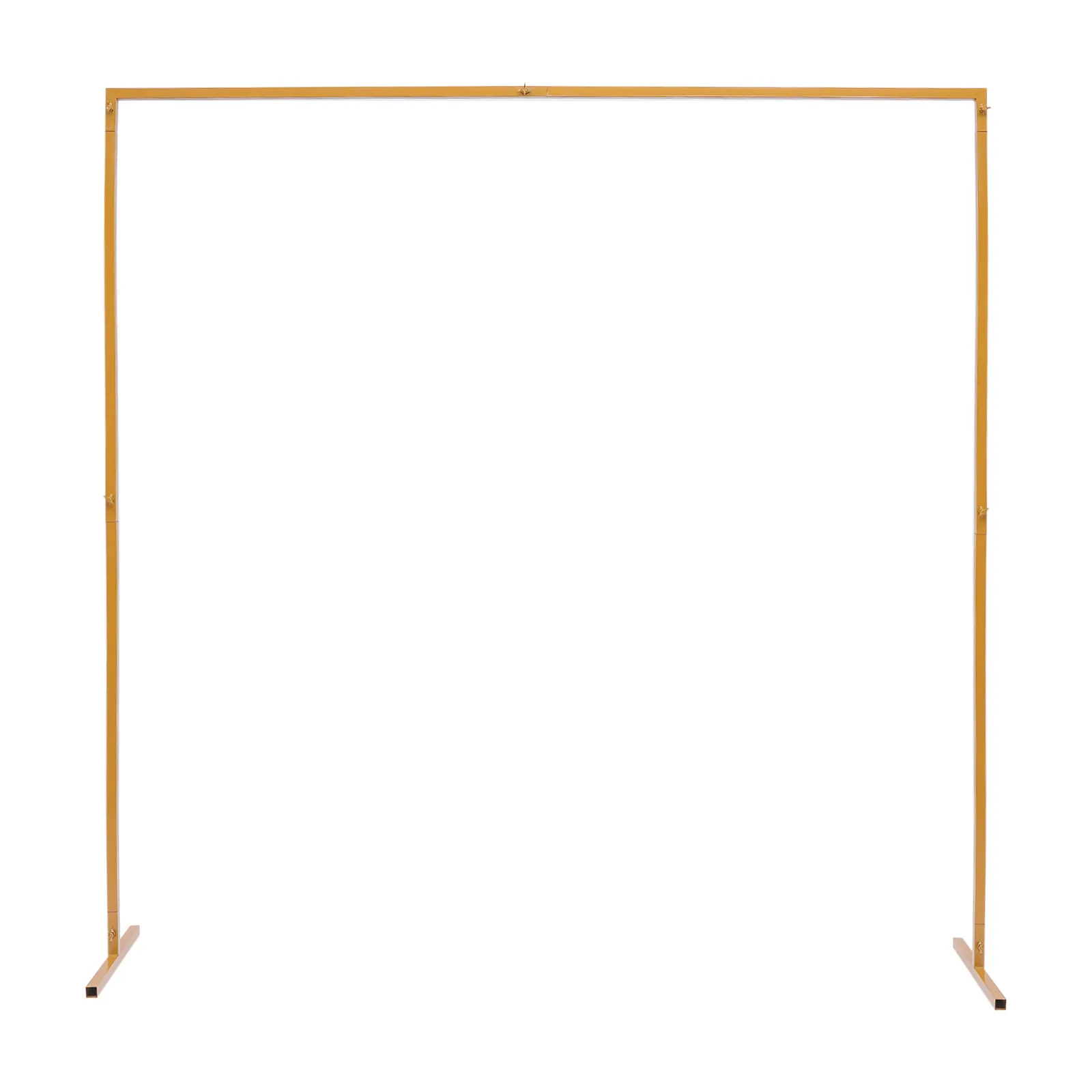 Metal Square Arch Wedding Backdrop Party Decorative Frame Garden Balloon Arch Rack 6.6*6.6ft Christmas Thanksgiving wedding arch stand party arch set wedding arch set balloon arch kit