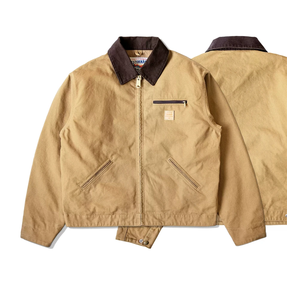 Red Tornado Duck Detroit Jacket Men Loose Fit American Classic