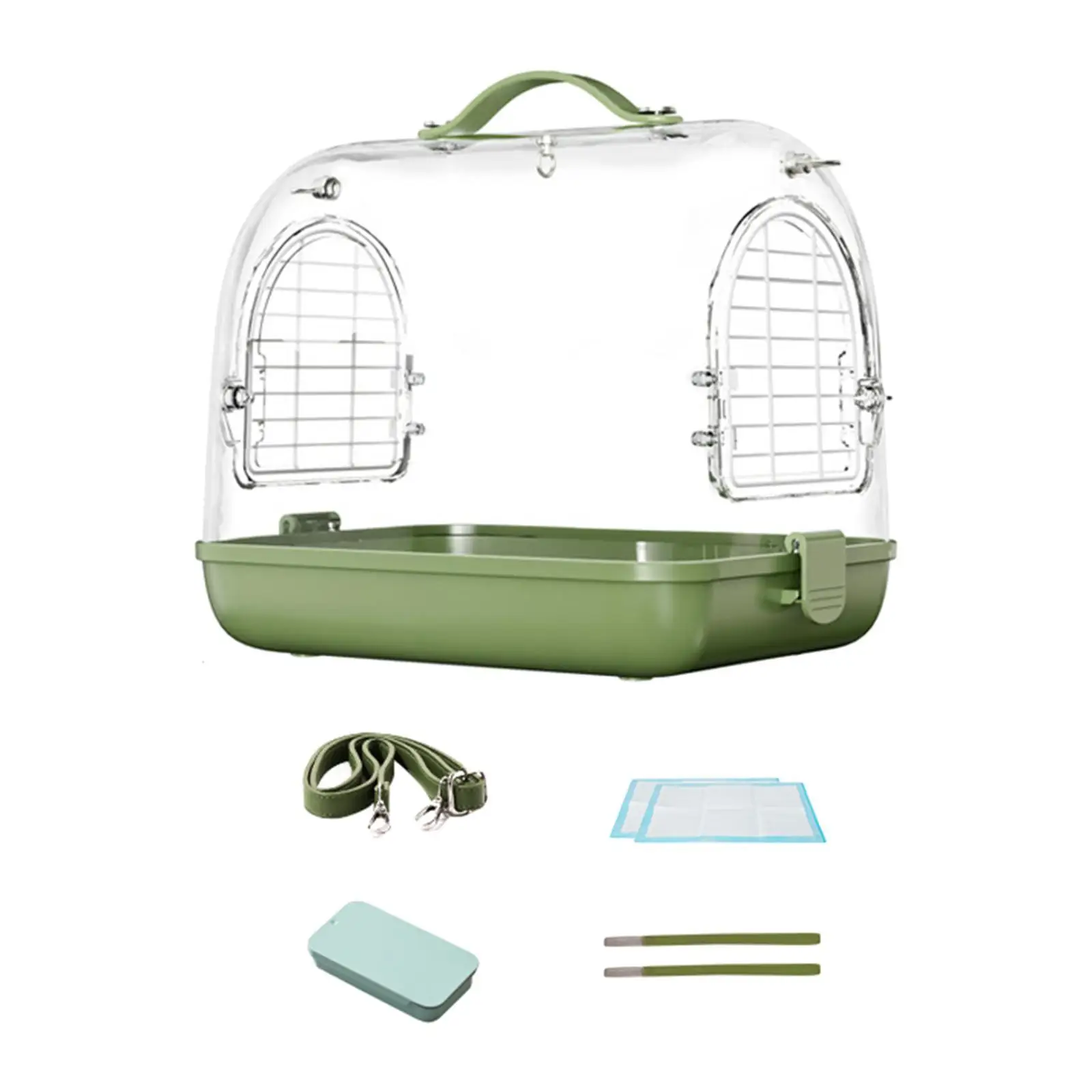Bird Travel Cage, Bird Cage Bag with Shoulder Straps and Handle, Lightweight Bird Carrier Hamster Cage for Birds Bird Travel Cage, Bird Cage Bag with Shoulder Straps and Handle, Lightweight Bird Carrier Hamster Cage for Birds