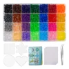 28 Colors 2.6mm/5mm Set Iron Beads Melting Beads Pixel Art Puzzle DIY 3D Puzzles Toy Handmade Decoration Fuse Beads Kits 2