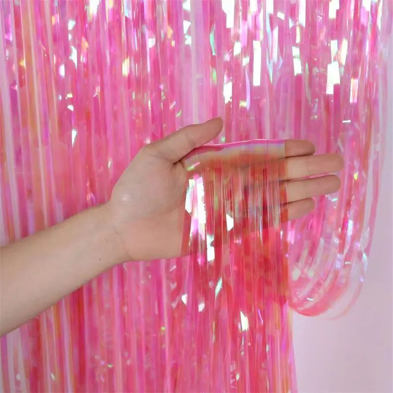 1*2M/1*3M Candy Tassel Rain Curtain Holiday Party Decoration Photos Birthday Background Layout Wedding Decoration Ba