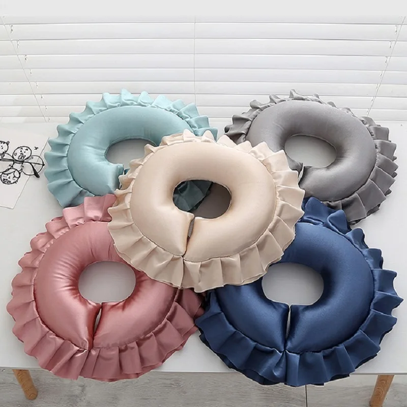 Beauty Salon U-shaped Lying Pillow Massage Spa Face Rest Cradle Cushion Soft Salon Bolsters Pad 5