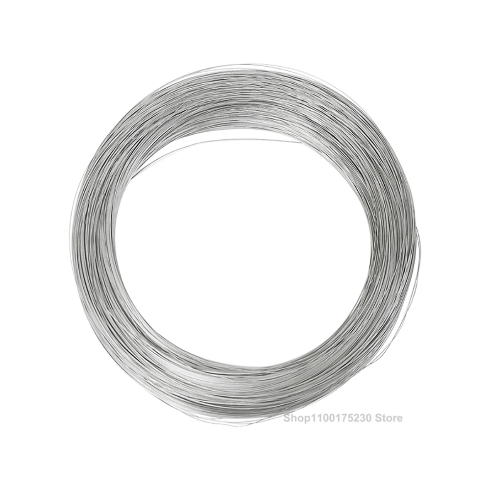 304 Stainless Steel Wire Soft Steel Wire 0.1/0.2/0.3/0.4/0.5/0.6 0.8/1.0/1.2/1.5/2/2.5/3mm Single Strand Round Bright Silk