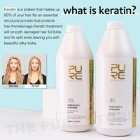 PURC 1000ml kératine cheveux lissage traitement lissant pour cheveux bouclés crépus soins produits de kératine brésilienne professionnel 2