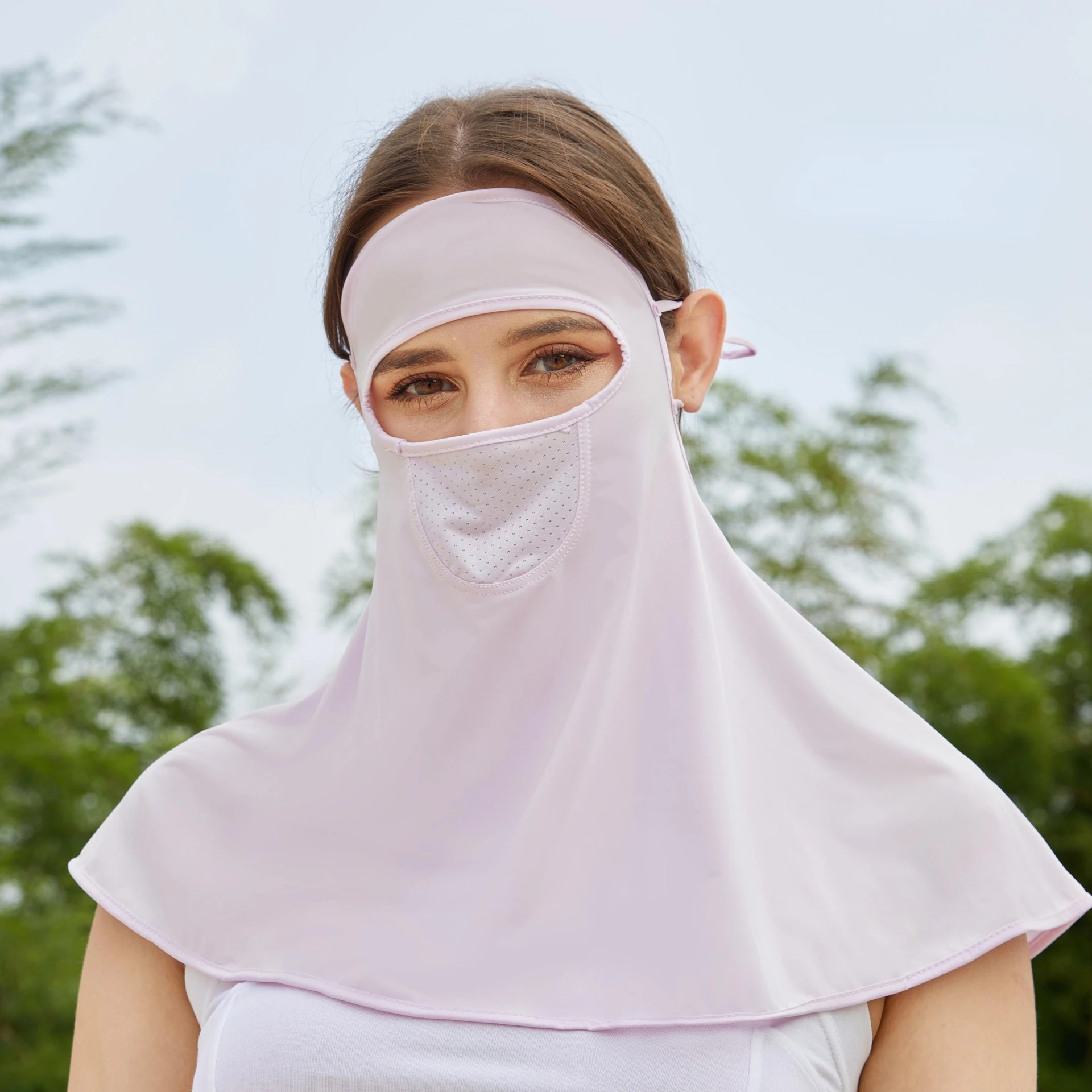 Outdoor Sunscreen Golf Sun Proof Ice Silk Bib Men Women Collar Fishing