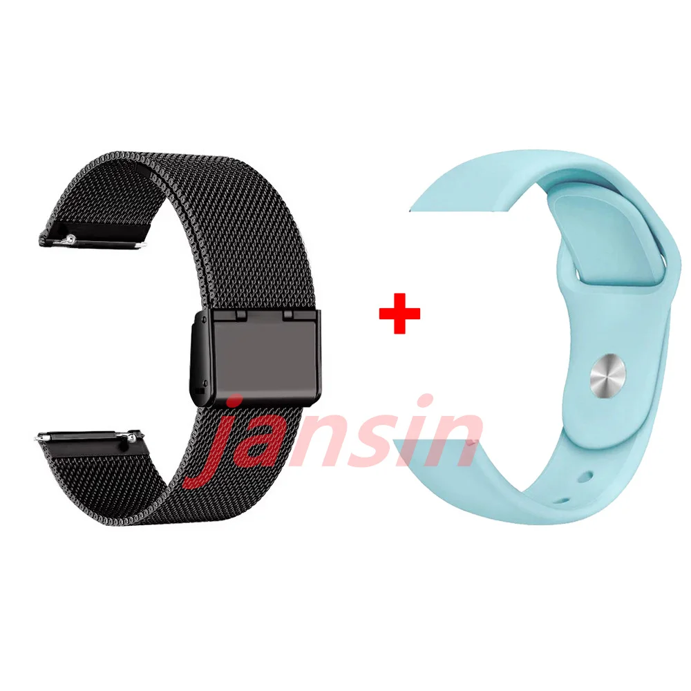 Dual-Pack Metal Watch Strap - 20mm/22mm Replacement Bands