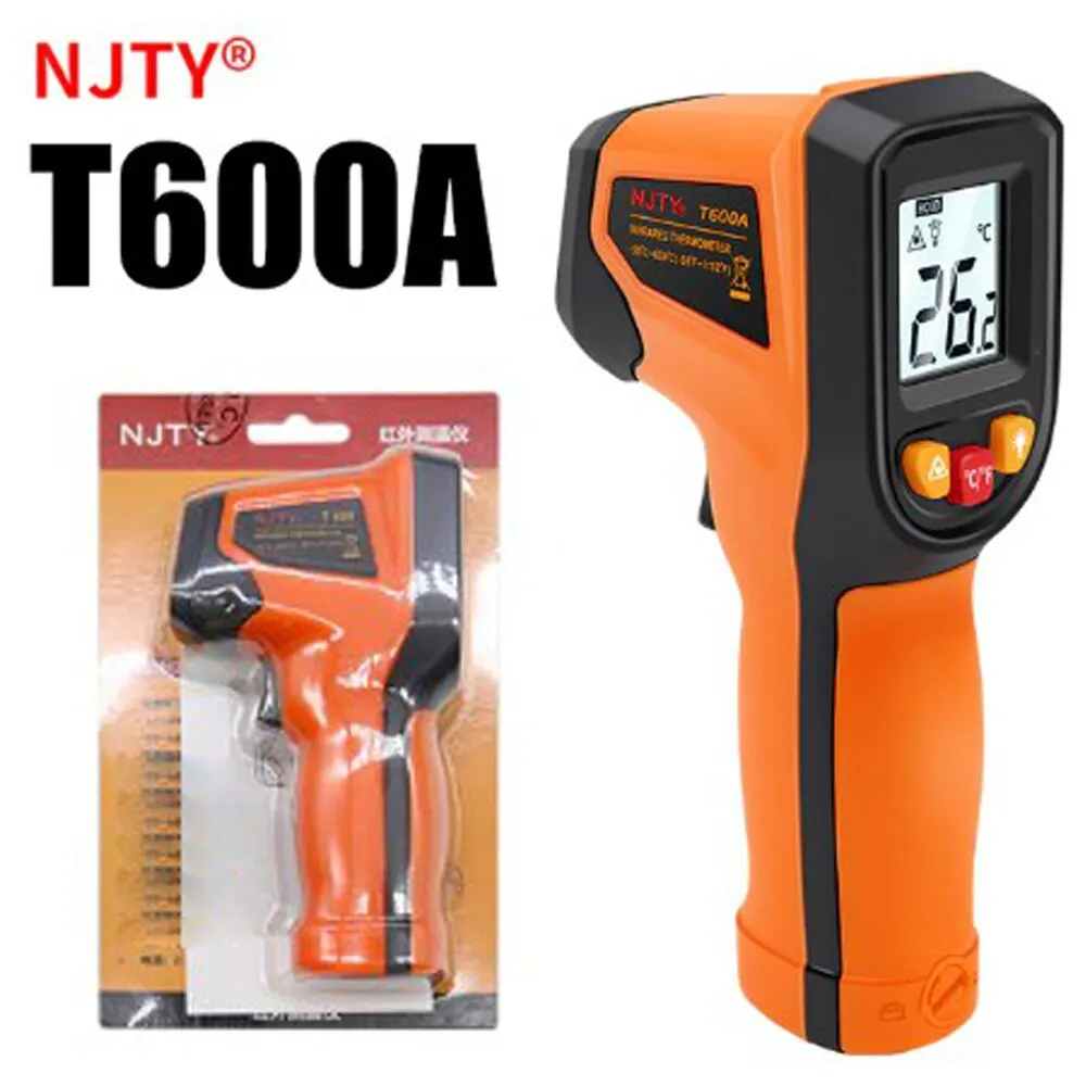 1pc Infrared Thermometer, Handheld Non-contact Digital Laser Gun Temperature  Reader For Cooking, Pizza Oven, Grill And Engine -58f To 1112f With Laser  Surface Temperature Measurement Readout, Instant Digital Read Meat  Thermometer For