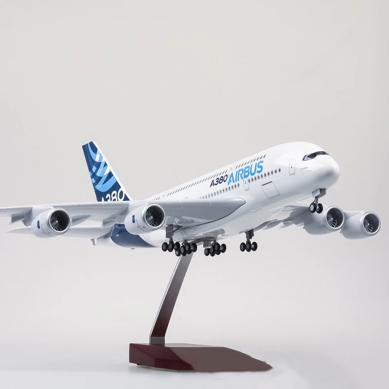 

1:160 Airbus 380 Model Aircraft Civil Aircraft A380 Prototype Simulation Collection Gift Fuselage Length 45cm