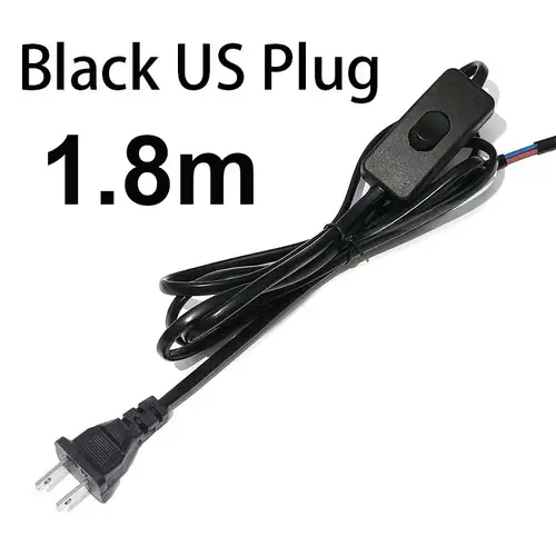 AC85-265V 660W 1.8m 3m 5m Electric Wire Lamp Switch Cable International Standard Power Cord With Switch Plug Copper Wire - Image 8