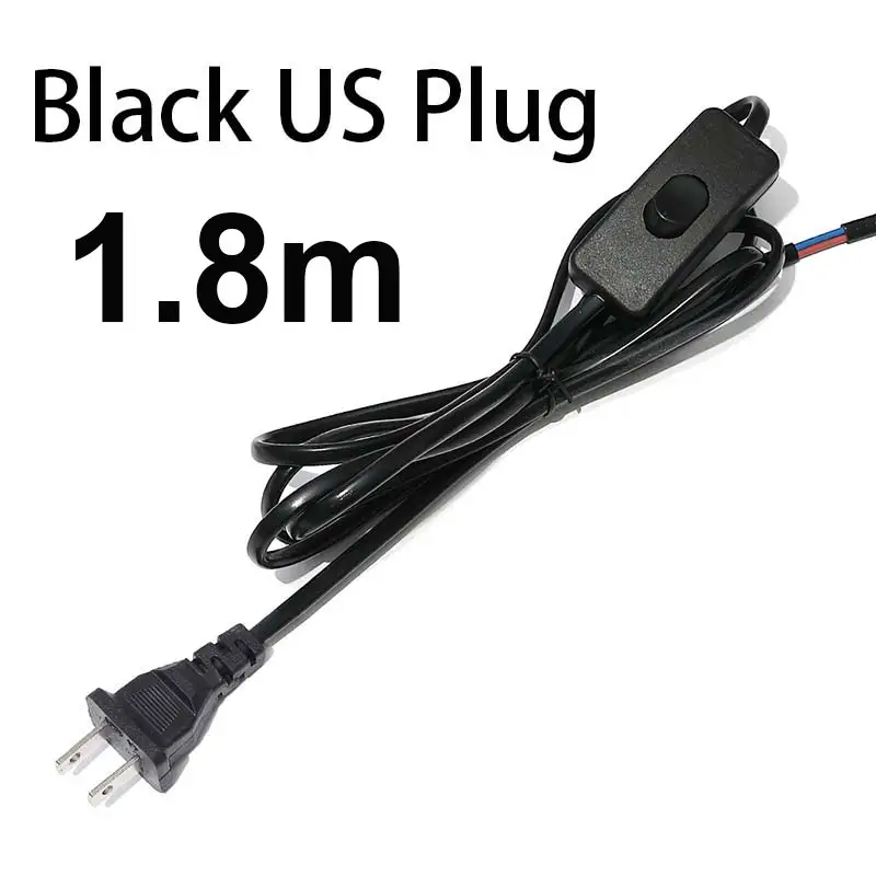 AC85-265V 660W 1.8m 3m 5m Electric Wire Lamp Switch Cable International Standard Power Cord With Switch Plug Copper Wire - Image 8