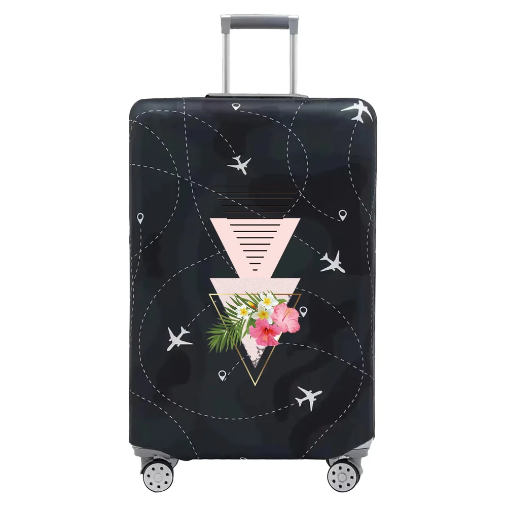 Suitcase Protective Cover Wear Resistant Elastic Fabric Shape Series Dust Cover for 18-32inch