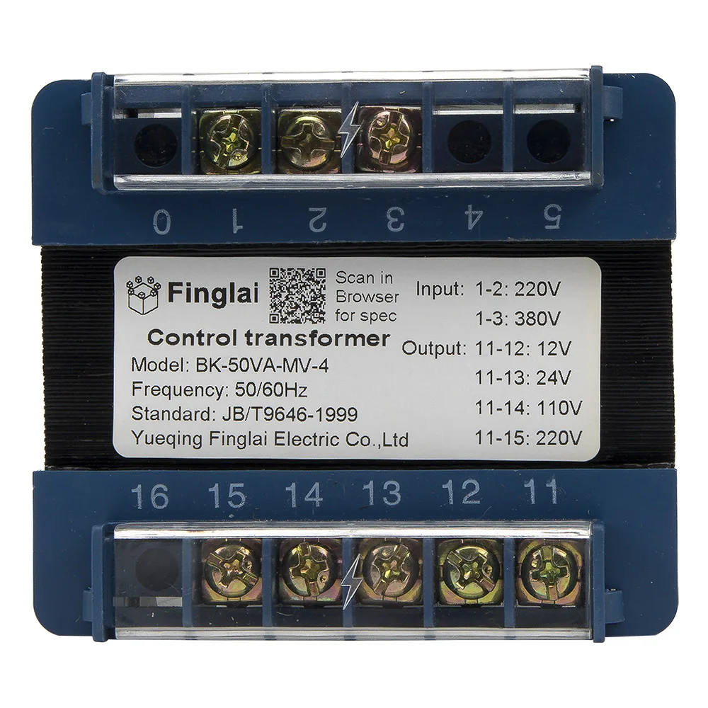 BK-50VA 50W BK type control power transformer 220V/380V input 220V 110V 36V 24V 12V 6.3V output power transformer