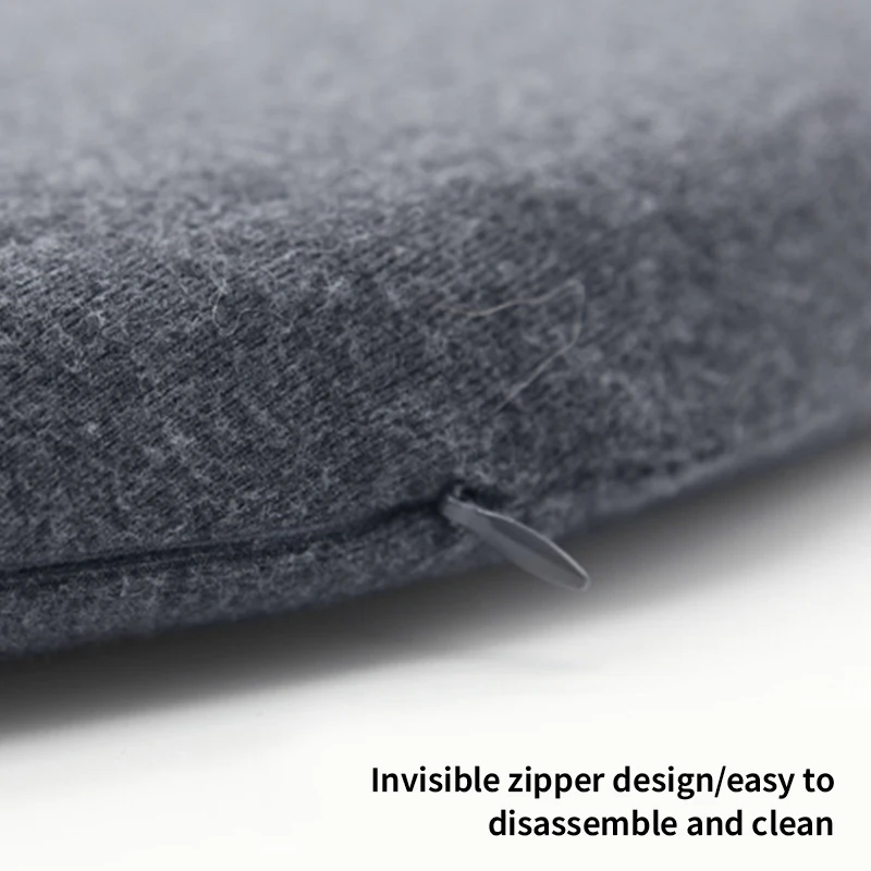 Chair Cushion Seat Cushion Memory Foam Suitable For All Seasons Round Shape Washable Comfortable To Sit On 35Cmx3.5Cm 5