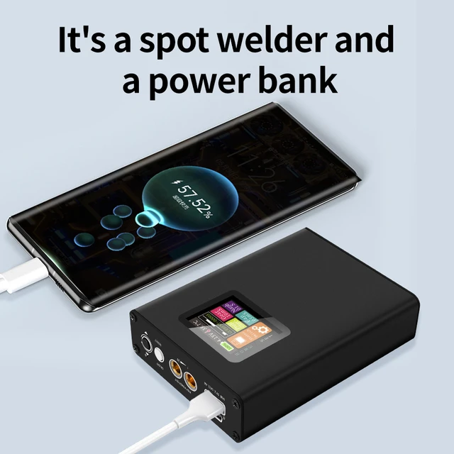 Mini Spot Welder Kit Pantalla digital portátil  Máquina de soldadura por  puntos Batería 18650-Soldadores por puntos-Aliexpress