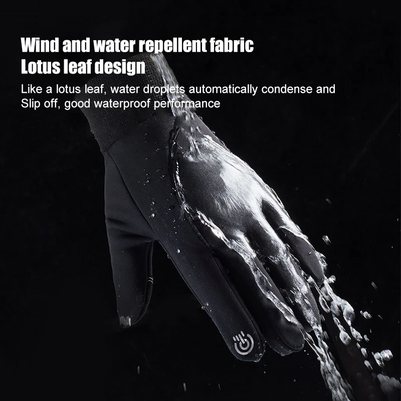 Waterproof Winter Gloves Men Touchscreen Ski
