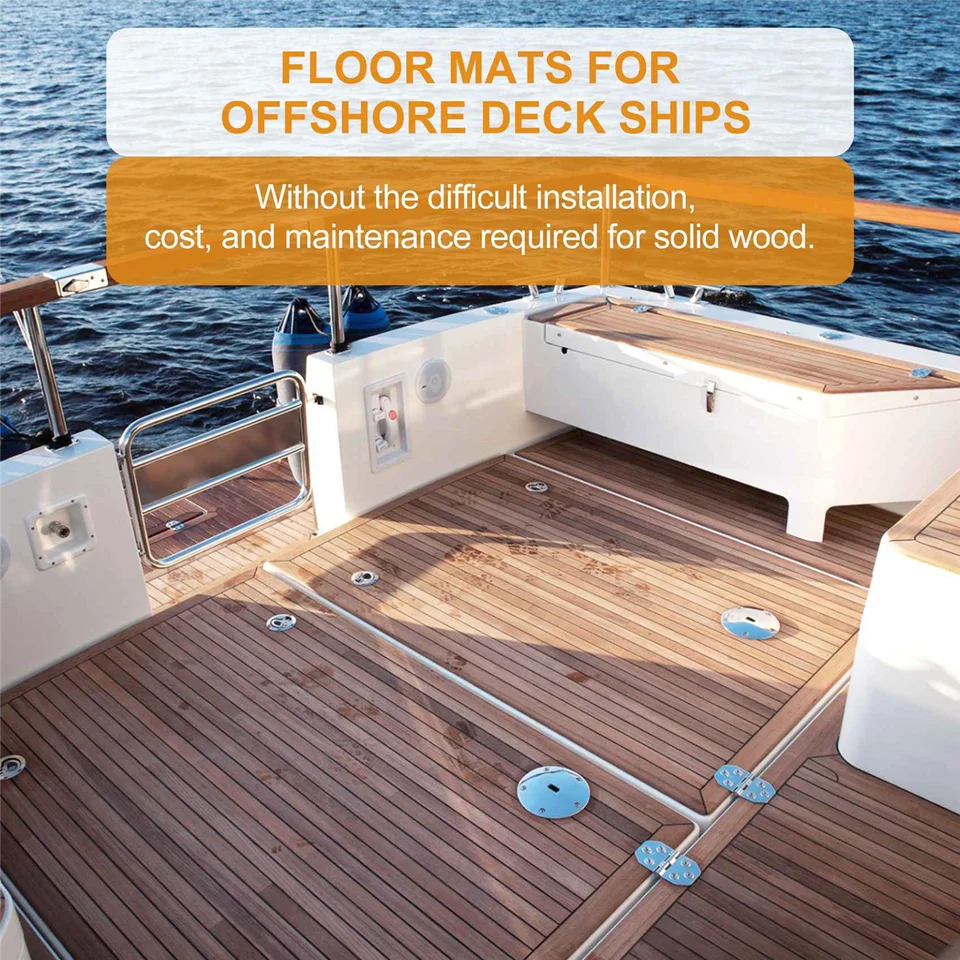 Tapis De Pont En Teck EVA Mousse Bateau Yacht Auto Adhésif