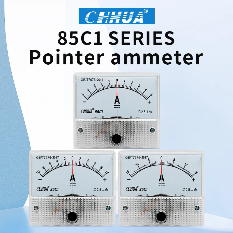 85C1PositiveandnegativeammeterDC5Ato5A10Ato10A15Ato15A