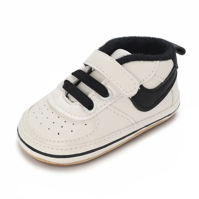 0-18M Fashion Classic Boys and Girls' Shoes Spring and Autumn Rubber Sole Anti slip Casual Sports Shoes First Walking Shoe 4