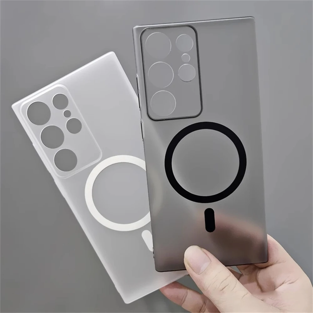 Ultra Thin Matte Translucent Magnetic Wireless Charging Case - 1.0 MM