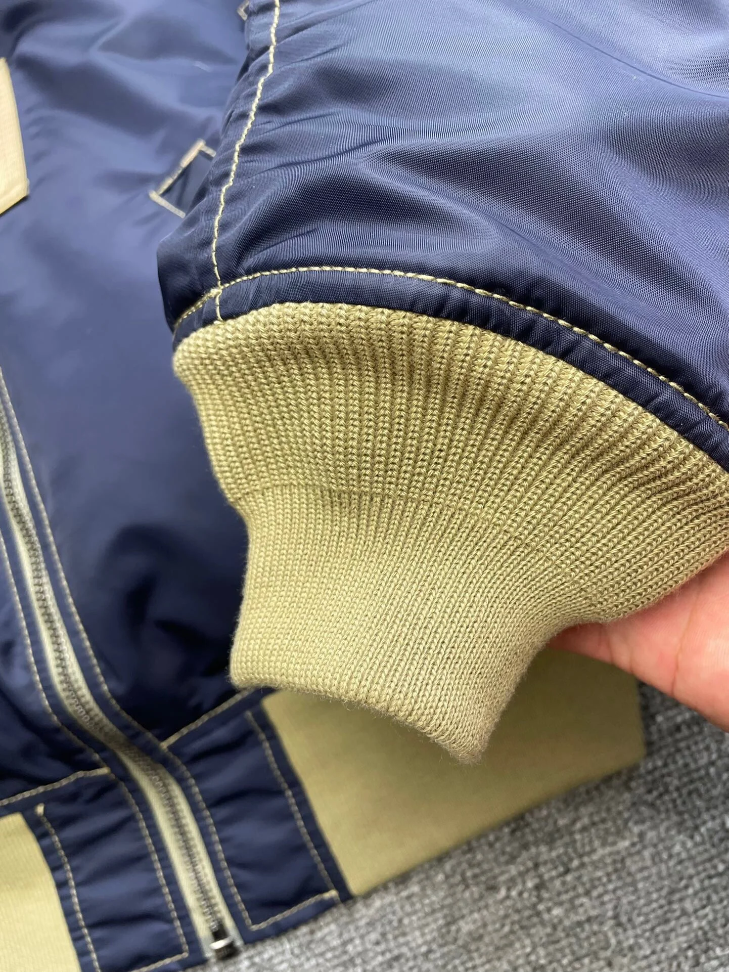 Tedman Japanese Version Devil Flight Jaet Baseball Sle ort Cotton Coat ex Faion Urban Wear Double-Sided Zipper