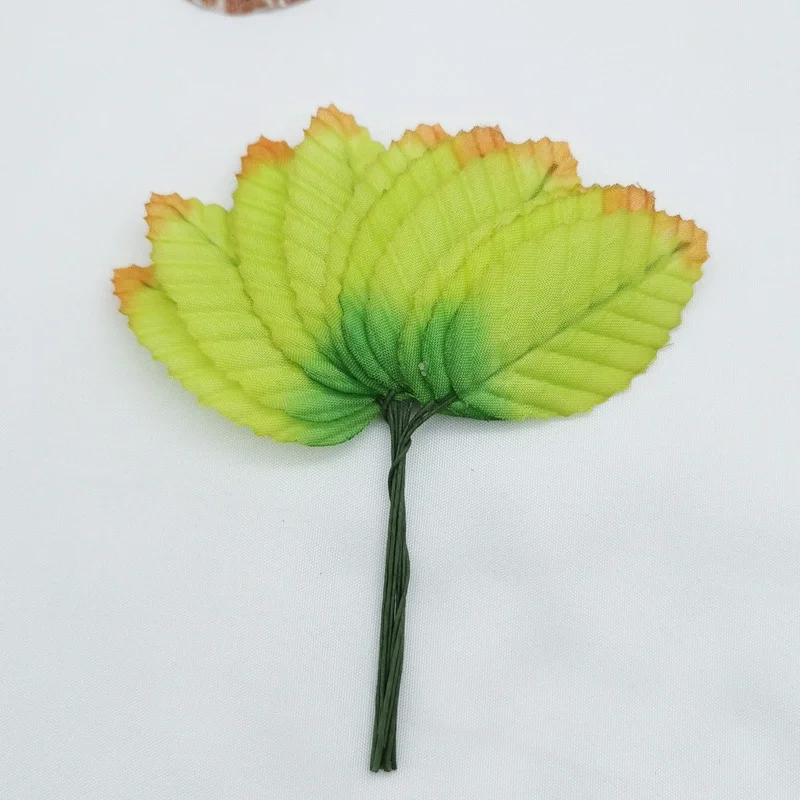 10pcs Artificial  Leaves Leaf DIY Flower Wreaths Craft Scrapbooking Gift Wedding Decoration Party Supplies Artificial Plants