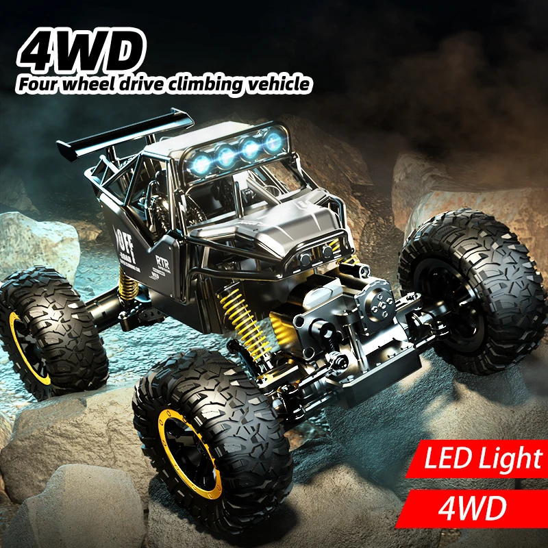 Remote Control 4WD Off Road RC Car with LED Lights