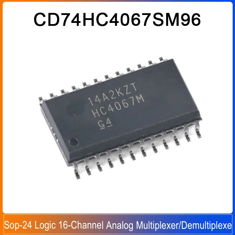 10-50PCS CD74HC4067SM96 SOIC-24 HC4067M 74HC4067M96 74HC 4067SM96 CMOS Logic 16-Kanal Analog Multiplexer/Demultiplexe Chip