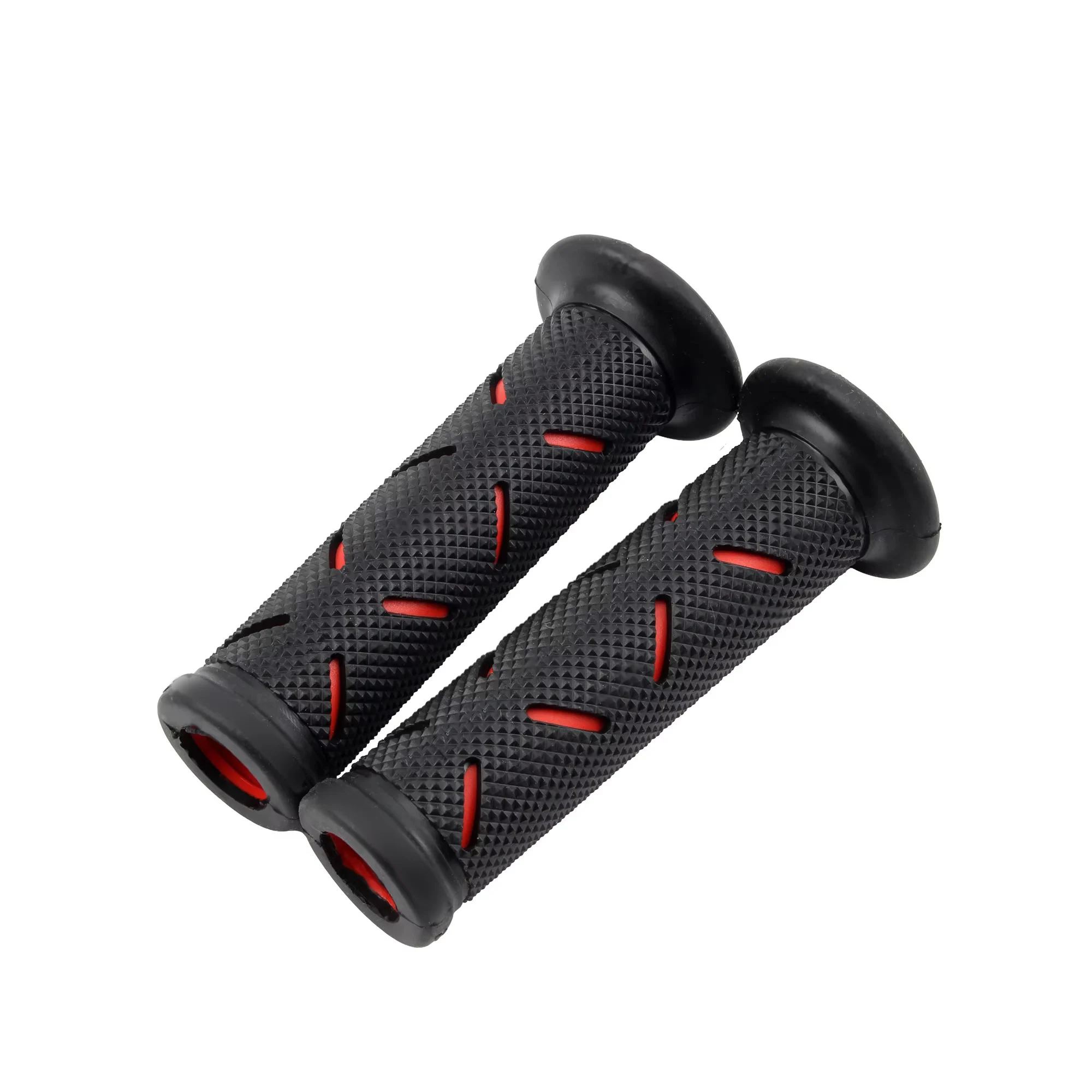 Premium 22mm Anti-Slip Motorcycle Handlebar Grips - Durable Rubber Construction for Enhanced Comfort and Control