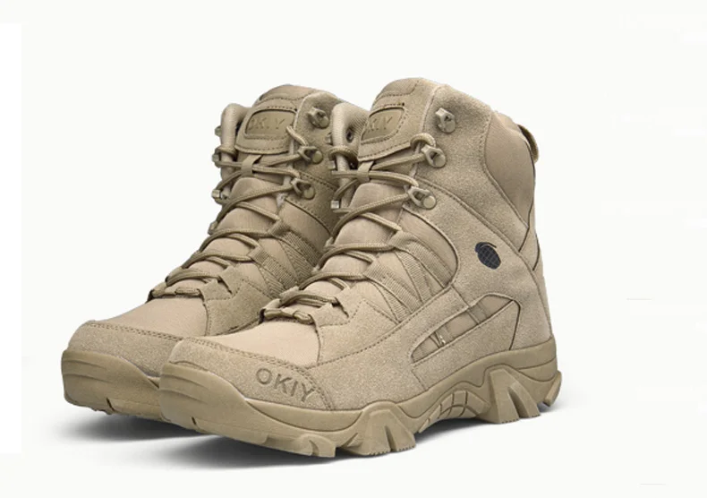 

Мужские тактические ботинки, армейские ботинки, мужские военные ботинки для пустыни, водонепроницаемая Рабочая защитная обувь, обувь для скалолазания, пешего туризма, мужские уличные ботинки до щиколотки