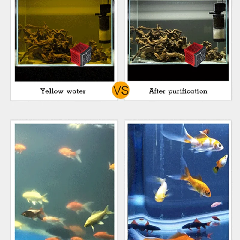 Fish Tank Dechlorination Water Purifier Aquarium Dechlorination Water Purifier Quality Stabilizer Balance fish tank water purifier