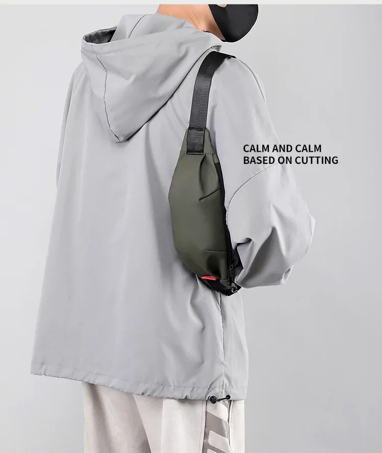 Riñonera para hombre, bolso cruzado de viaje para estudiantes universitarios jóvenes, bolso con cinturón para hombre, bo