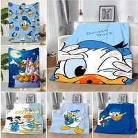 Disney funny donald duck Printed Blanket Picnic Blankets Warm Blanket Soft and Comfortable Blanket Home Travel Birthday Gift 1