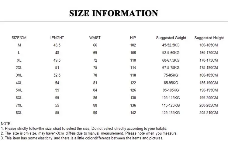 Description Picture 2 of itemH.Aic S Summer New Sports Shorts Men New Comfortable Elastic Waist Clothing Male Breathable Short Trousers Plus 6XL 7XL 8XL