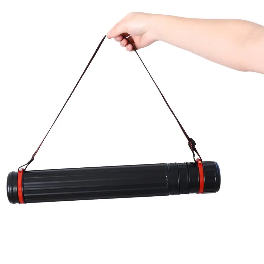Document Storage Tube Flexible Plastic Telescopic Document Painting Paper Storage Tube Box
