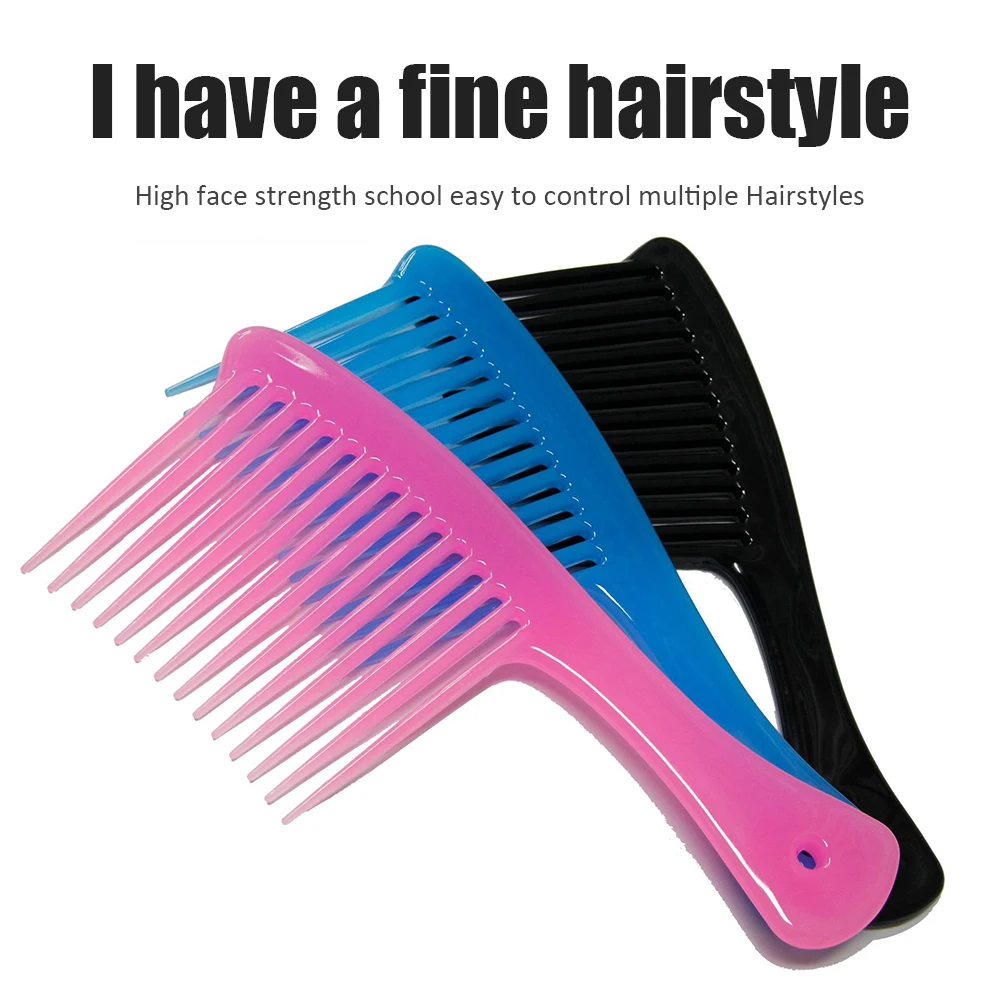 Description Picture 4 of itemAnti-static Large Wide Tooth Comb Hairdressing Hairbrush Women Brush Beauty Tool