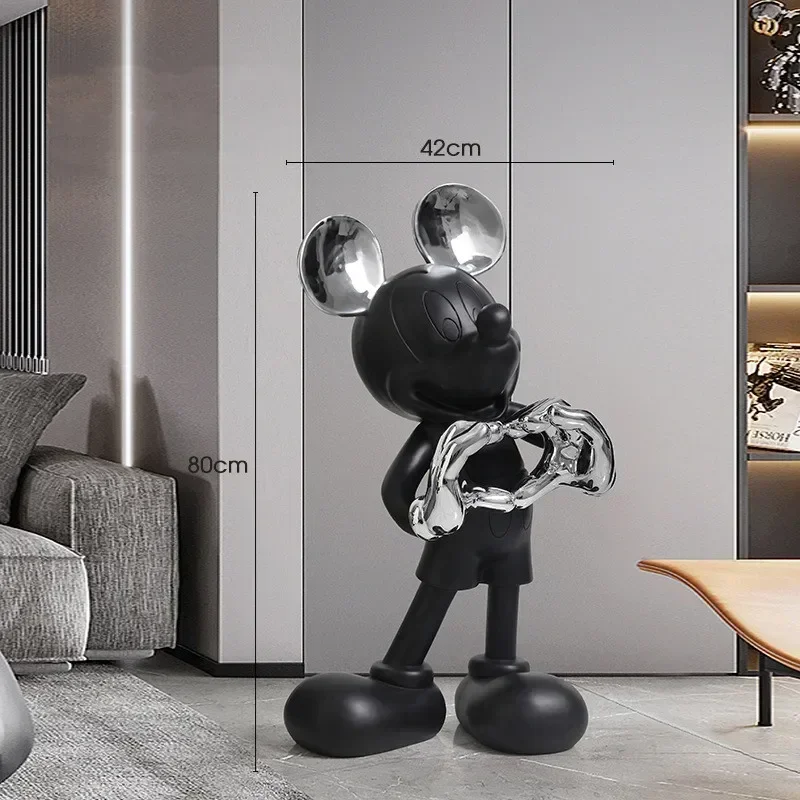 Disney 80cm Mickey Mouse Action Figure model Home decorations