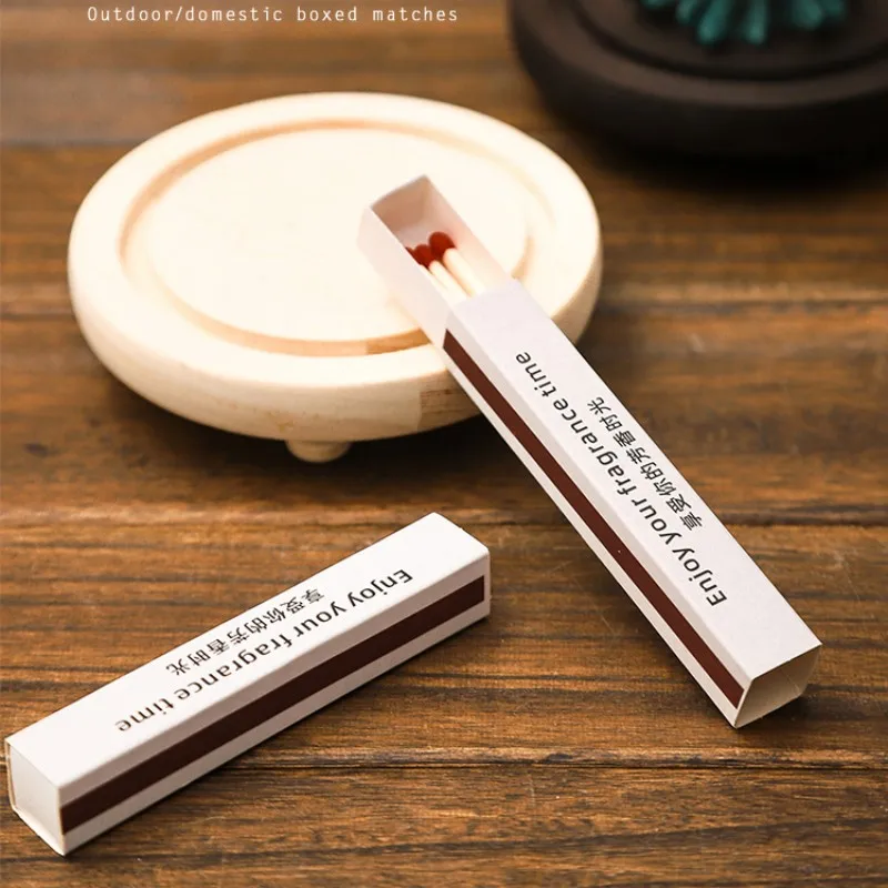 

10cm Lengthened Match Retro Exquisite Texture Birthday Incense Candle Special Anti-scald Birthday Candle Matchstick