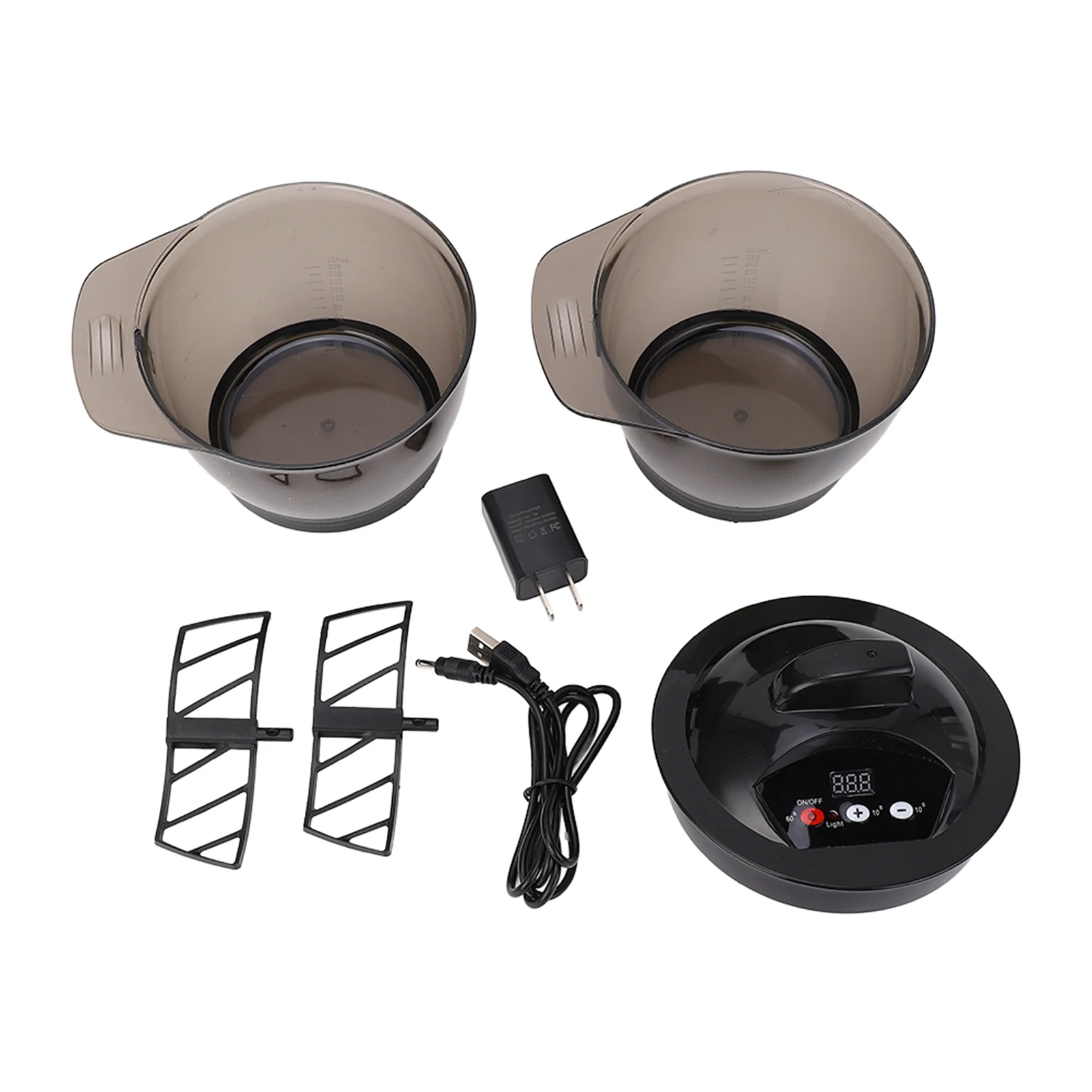 Dyeing Cream Blender Electric Blender Mask Dyeing Paste Automatic Mixer Hair Dye Cream Mixing Bowl Electric Blender Mixing Bowl