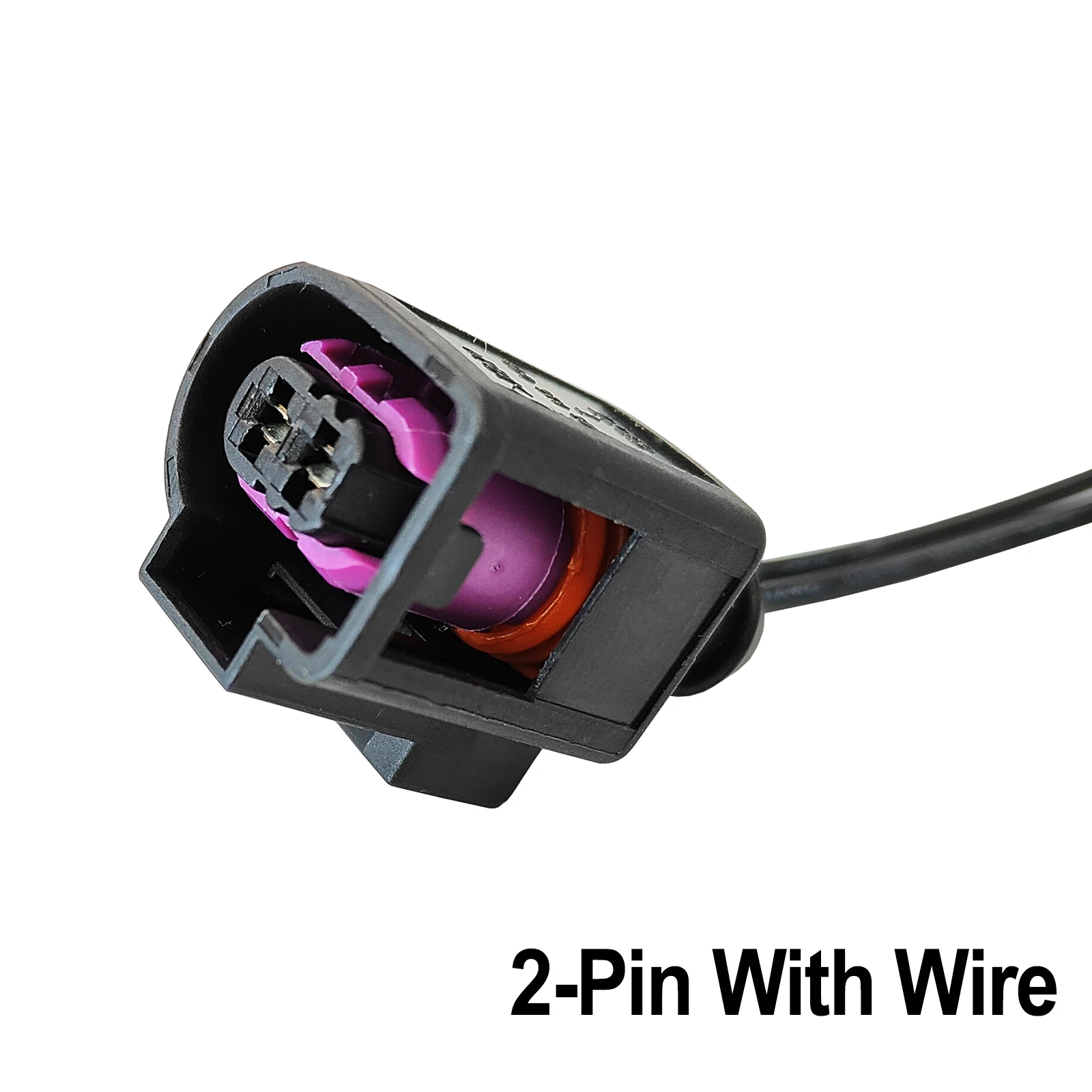 4D0971992A 2Pcs For AUDI VW SKODA SEAT 2PIN Wired Connector Alternator Fuel Injectors Female Plug Repair Kit Loom socket Wiring car wiring connector kit