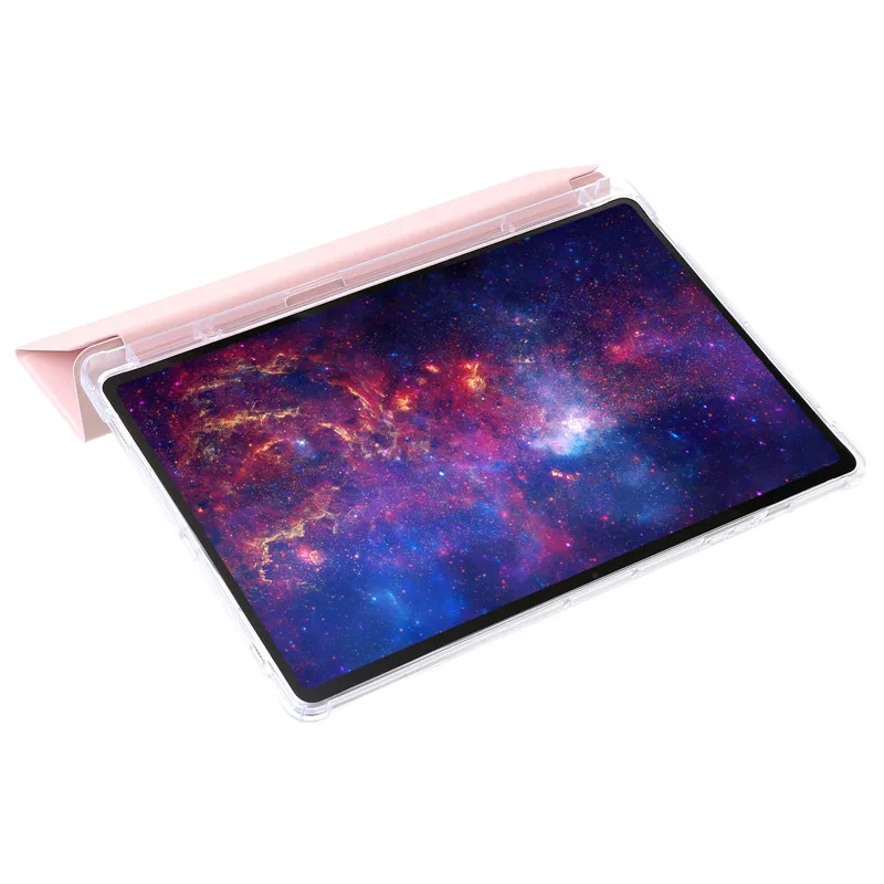 PU Couro Trifold Capa Dura com Pen