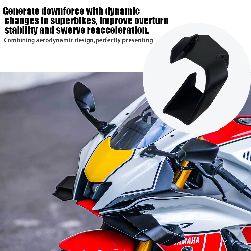 Motorcycle Wing Kit Motorcycle Winglet Motorcycle Accessories Motorcycle fixed wing cover For Yamaha YZF-R7 aerodynamic frame YZF R7 23 wing windshield aileron