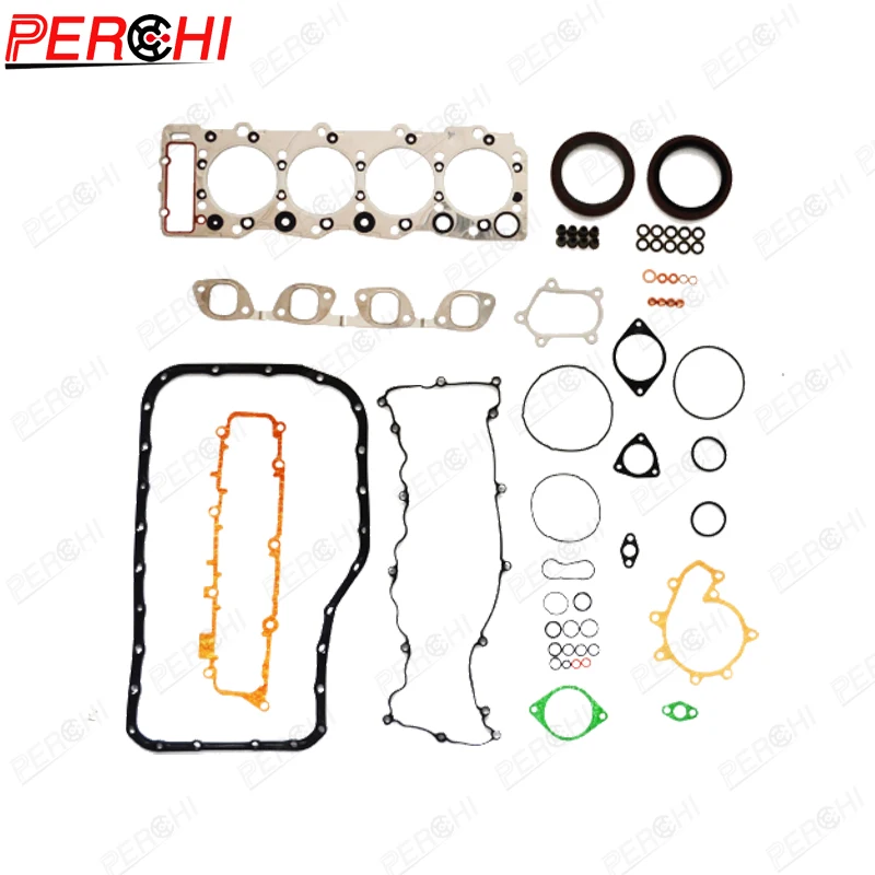 

For ISUZU 99-04 4HE1 4HE1T NPR 4.8L 5-878-869-2 5-87815204-0, 5-87813402-6, 5-87814-334-1Complete Engine Overhaul Gasket Kit Set