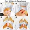 Mini Hanger for Wardrobe Connector Hangers Save Wardrobe Space Hook Up Cascading Plastic Coat Organizer Clothing Storage Home 5